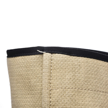 Chanel Canvas Extra Large Deauville Tote Beige Black 10 of 12
