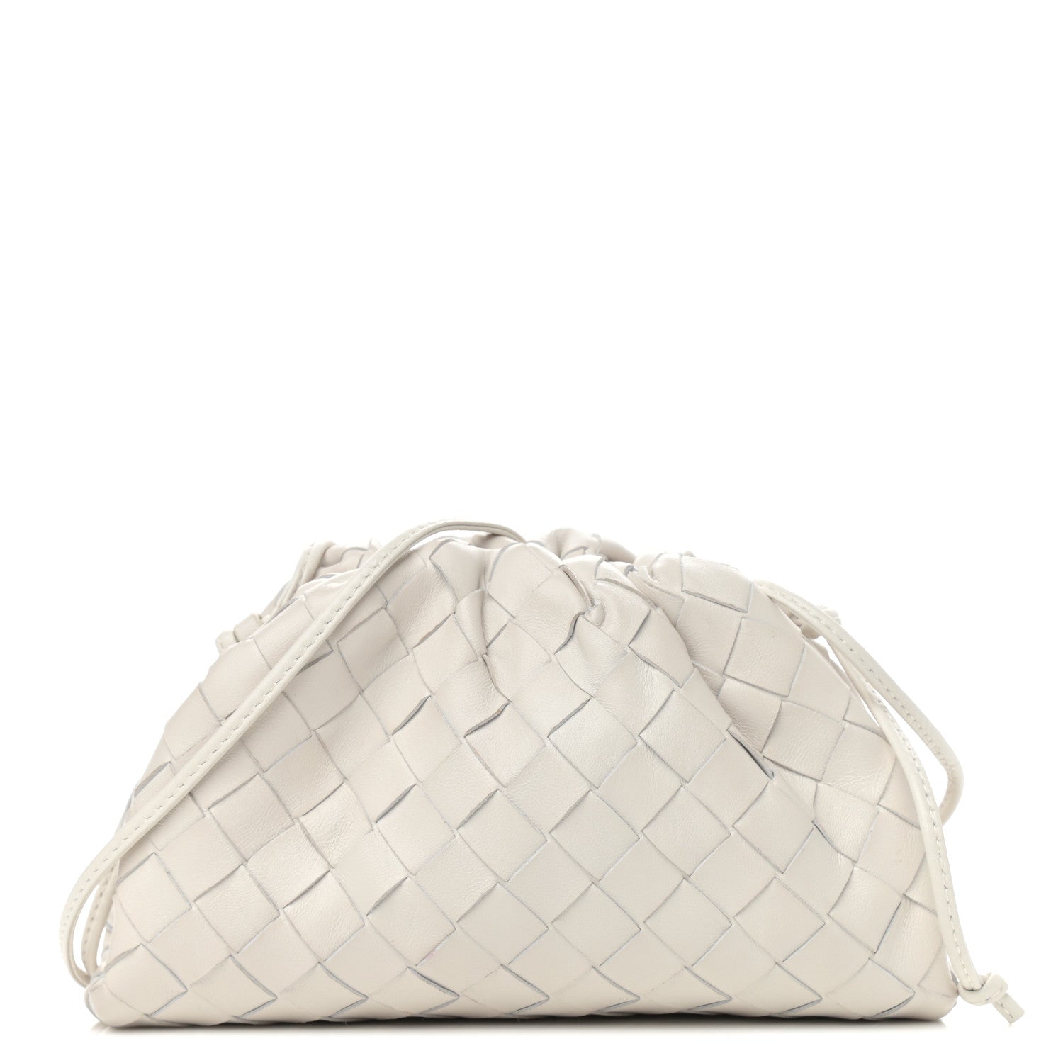 Bottega Veneta Nappa Intrecciato The Mini Pouch Chalk 1 of 10