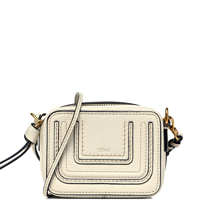 Chloe Calfskin Mini Marcie Crossbody Bag Natural White 1 of 9