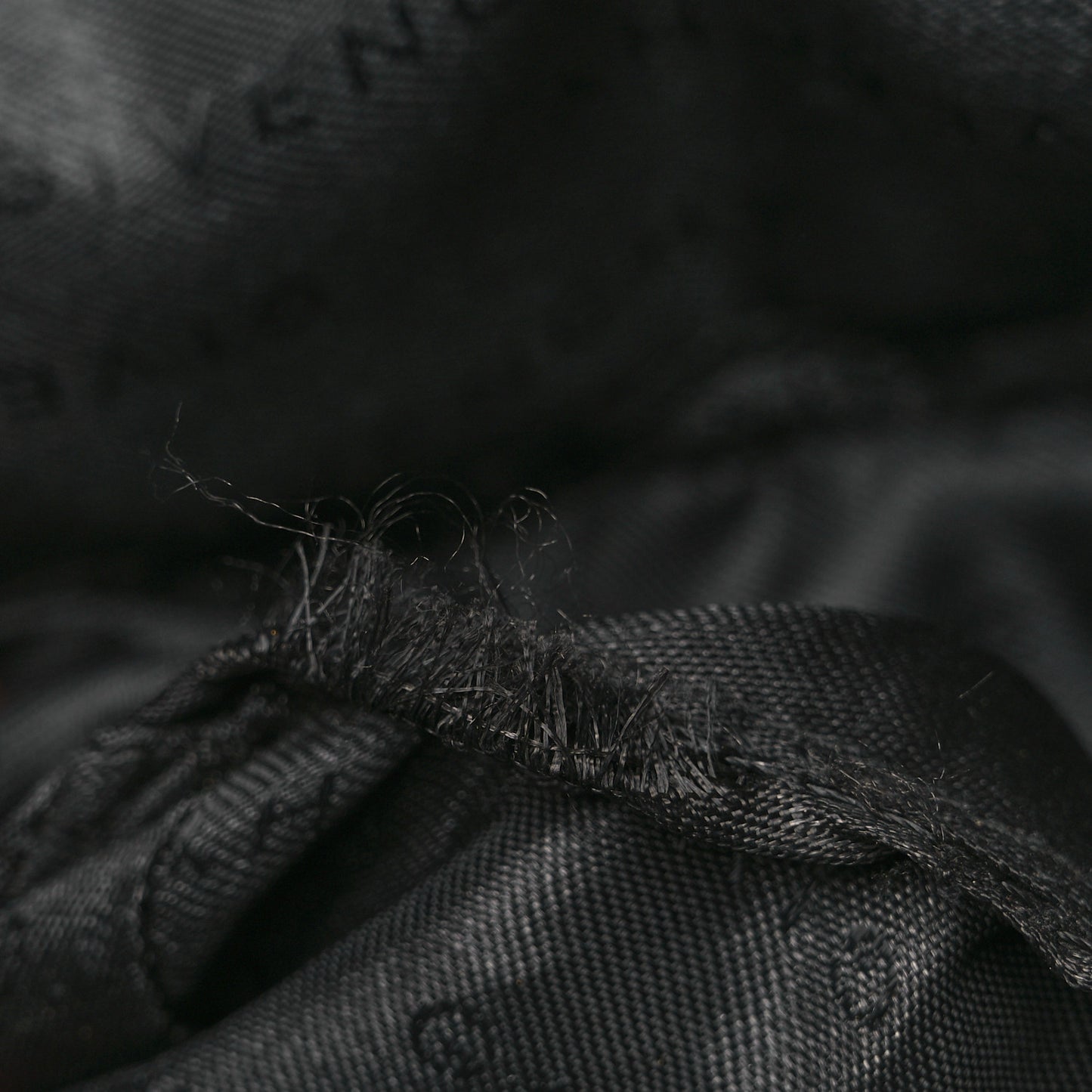 Nylon Calfskin Studded Backpack Black