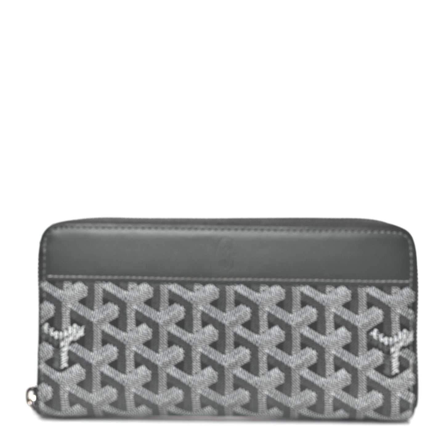 Goyardine Matignon Zip Around GM Wallet Grey