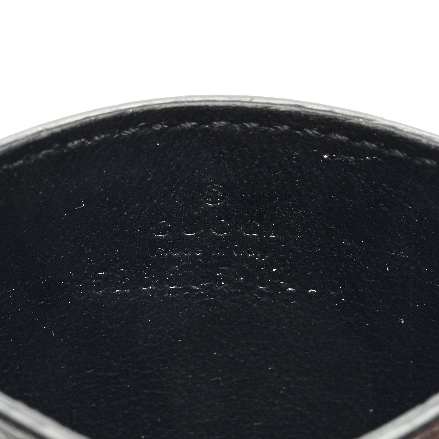 Gucci Pebbled Calfskin Animalier Card Holder Black 6 of 7