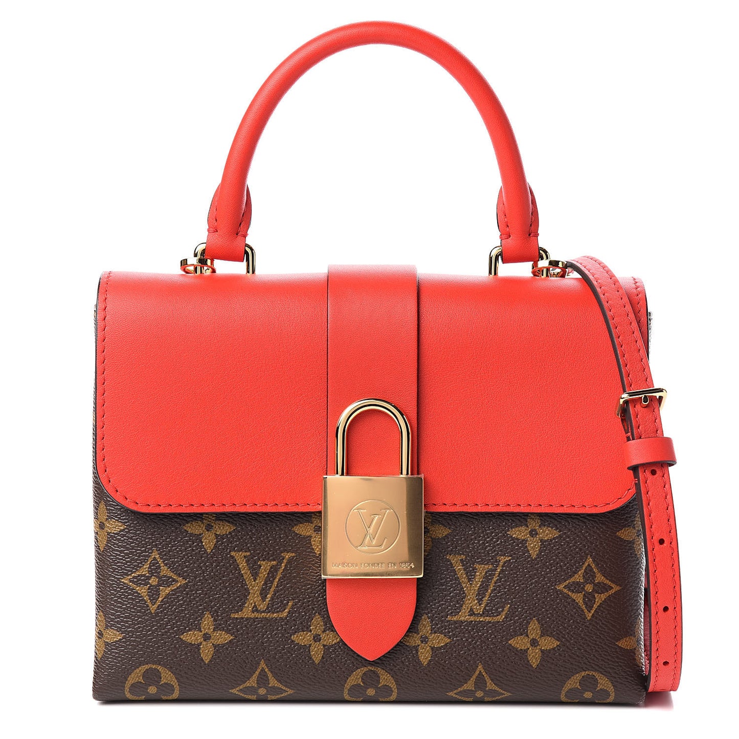 Monogram Locky BB Coquelicot