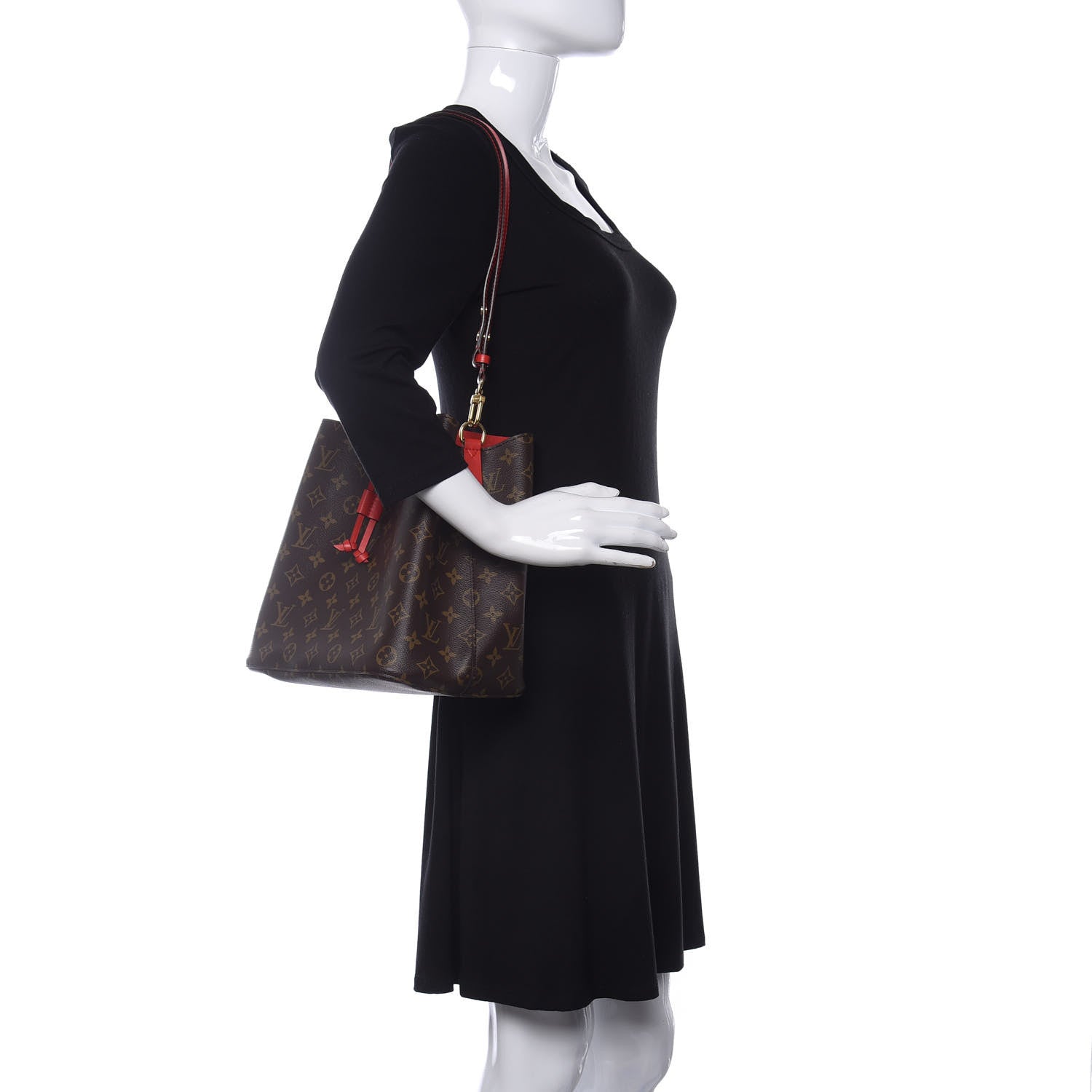 Louis Vuitton Monogram Neonoe MM Coquelicot 2 of 9