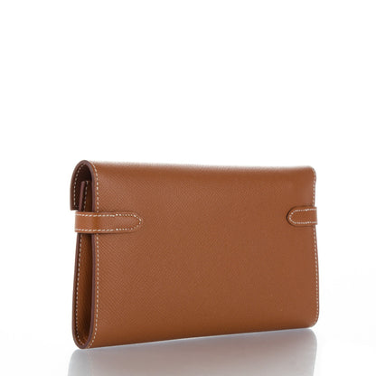 Hermes Epsom Kelly Longue Wallet Gold 3 of 15
