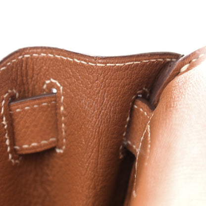 Hermes Courchevel Kelly Retourne 28 Gold 13 of 22