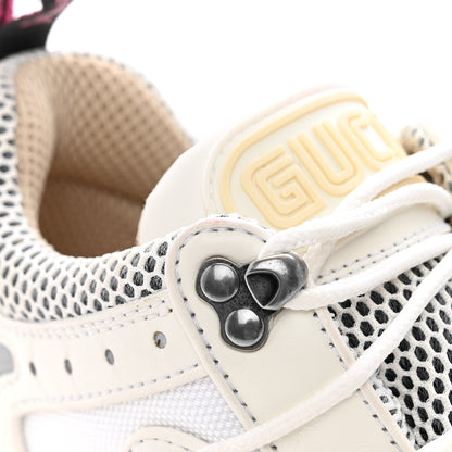 Gucci X SEGA Mesh Calfskin Suede Womens Flashtrek Sneakers 36 Great White 7 of 9