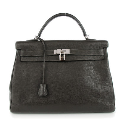 Hermes Taurillon Clemence Kelly 40 Graphite 1 of 23