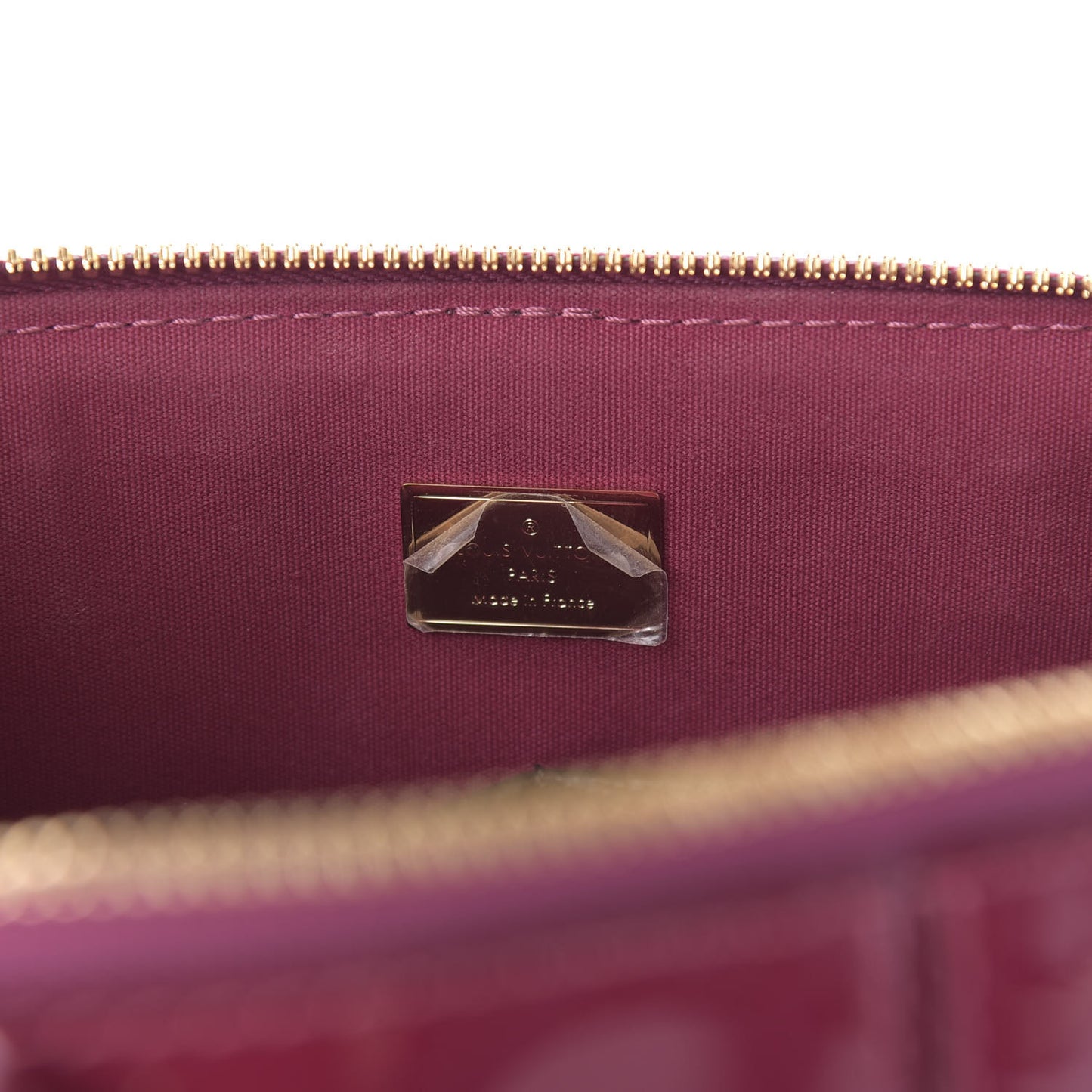 Patent Calfskin Miroir Tote Magenta