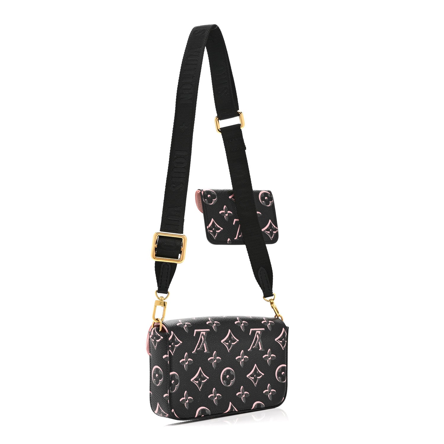 Louis Vuitton Monogram Fall For You Felicie Strap & Go Black 3 of 9