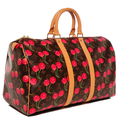 Louis Vuitton Monogram Cerises Keepall 45 3 of 7