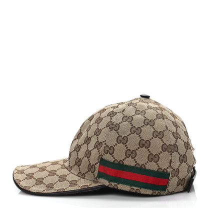 Gucci Monogram Web Baseball Hat M Beige Cocoa 4 of 9