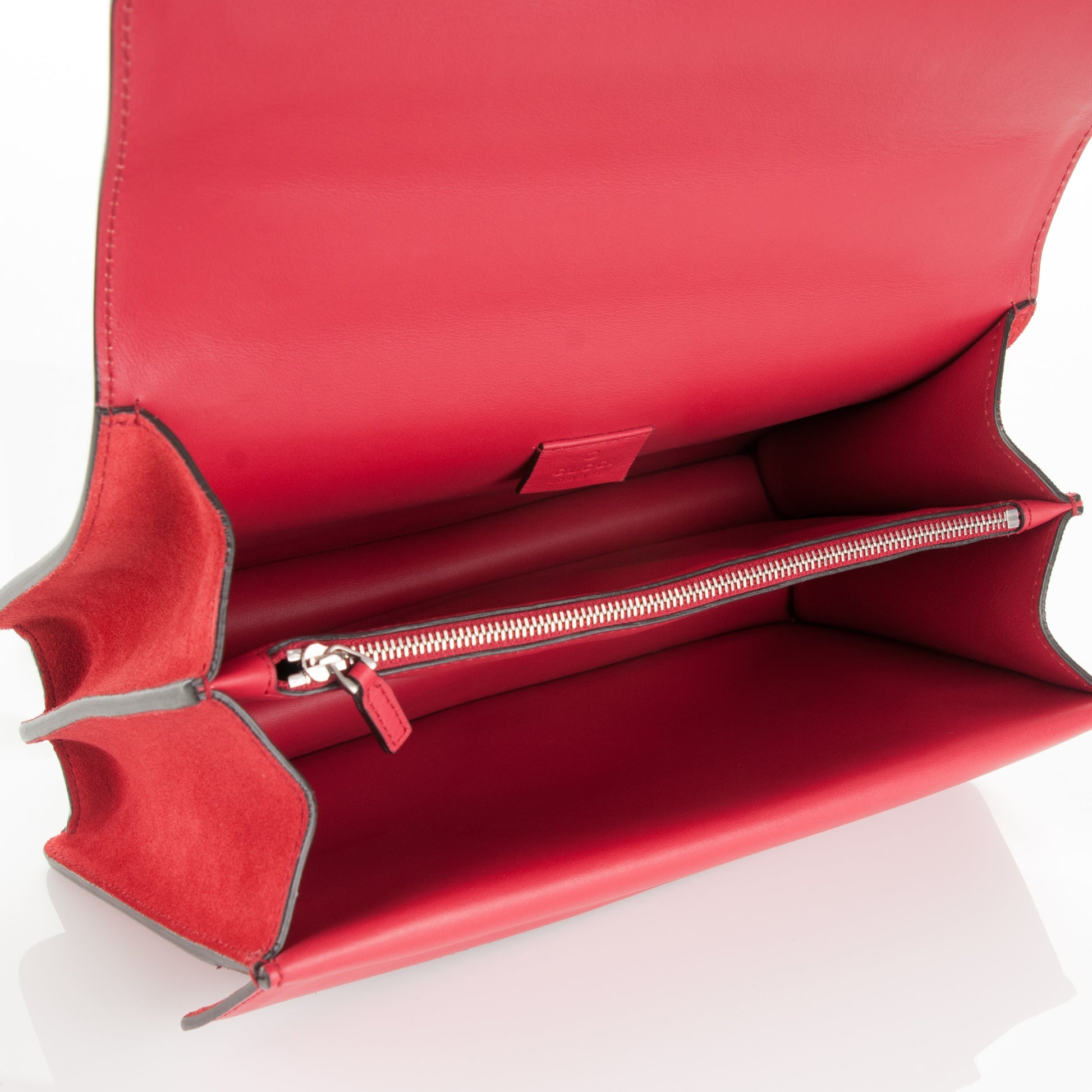 Gucci Suede Vitello Velvet Small Dionysus Shoulder Bag Vulcanic Red 6 of 8