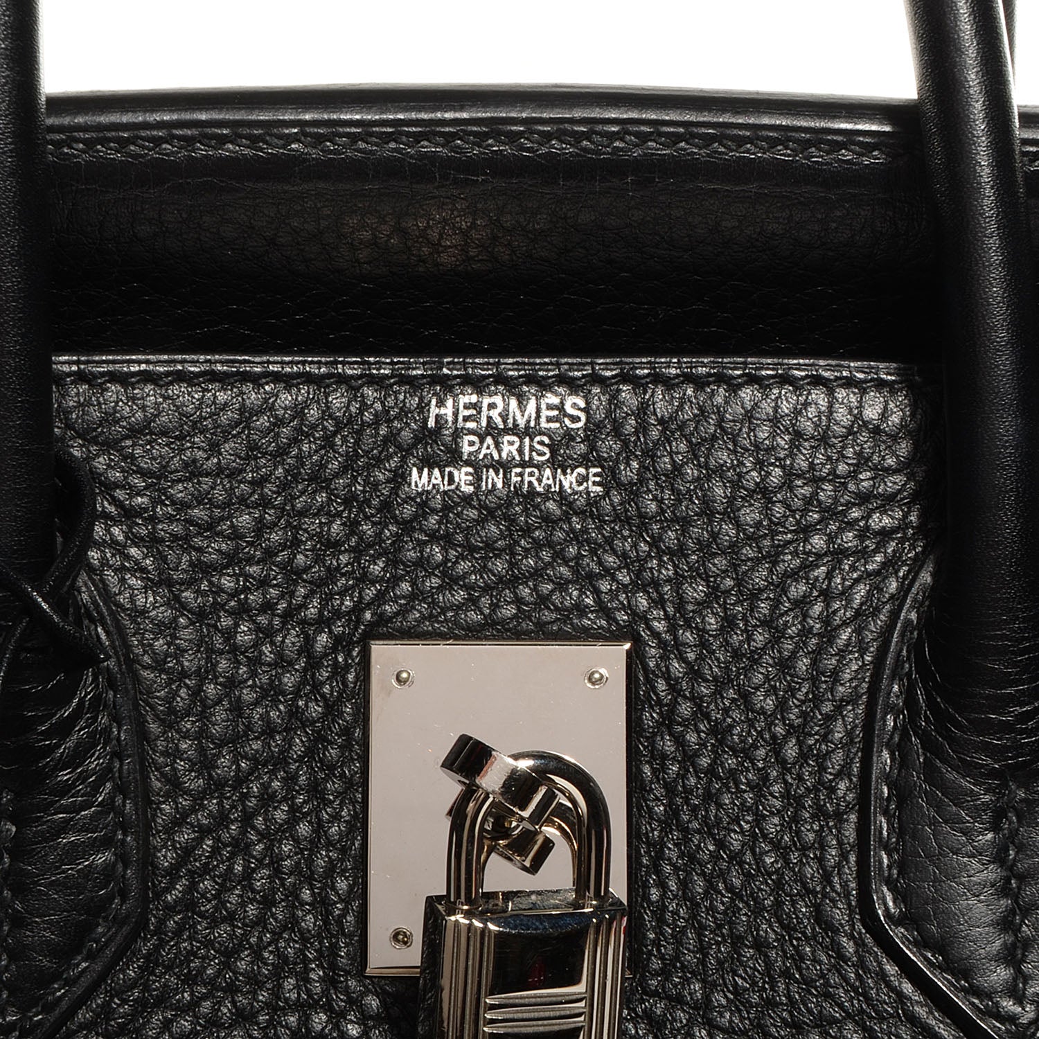 Hermes Taurillon Clemence Birkin 35 Black 6 of 10