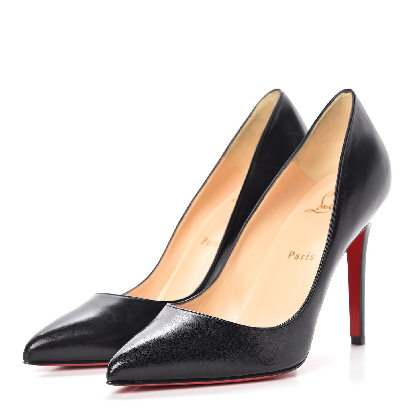 Shiny Nappa Pigalle 100 Pumps 39 Black