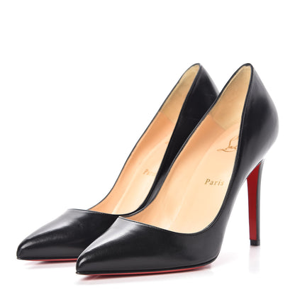 Christian Louboutin Shiny Nappa Pigalle 100 Pumps 39 Black 3 of 10
