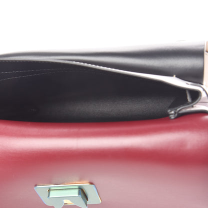 Valentino Garavani Buffalo Smooth Calfskin Small VRing Shoulder Bag Rose Cannelle White Cerise 6 of 11