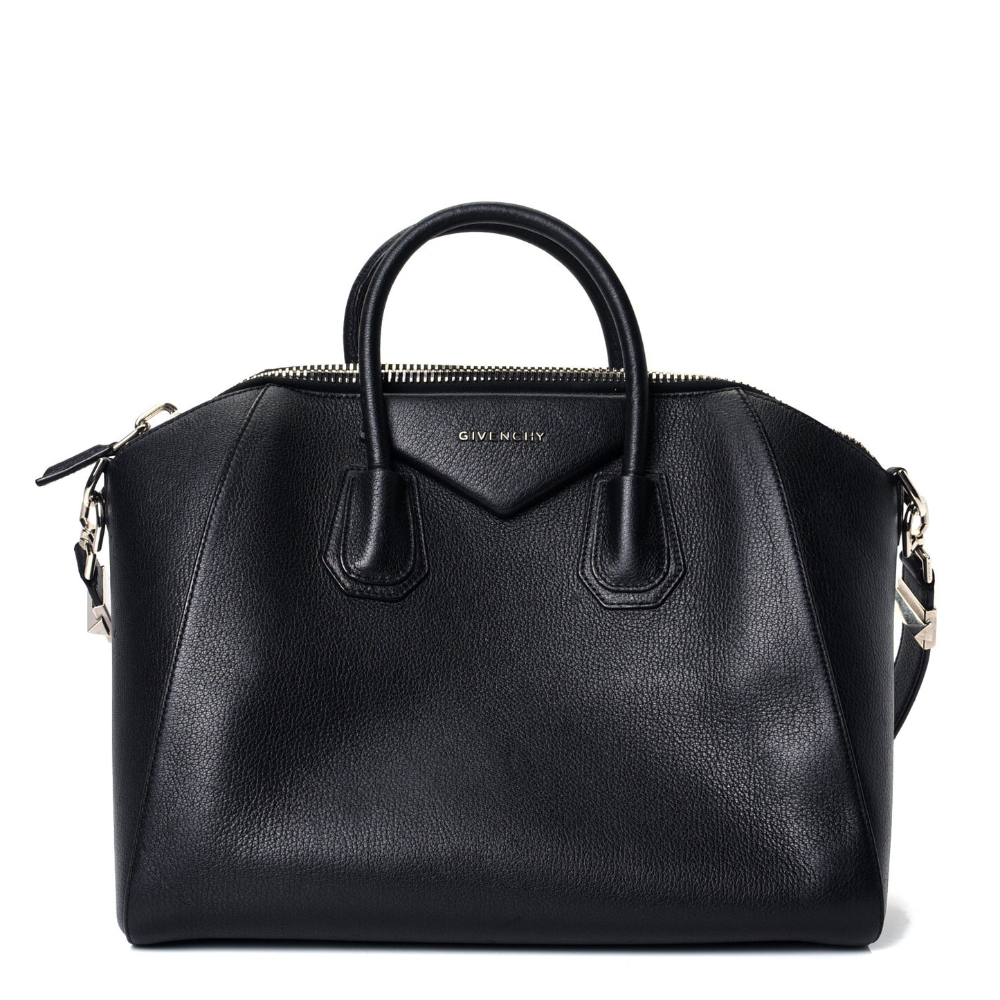Sugar Goatskin Medium Antigona Black