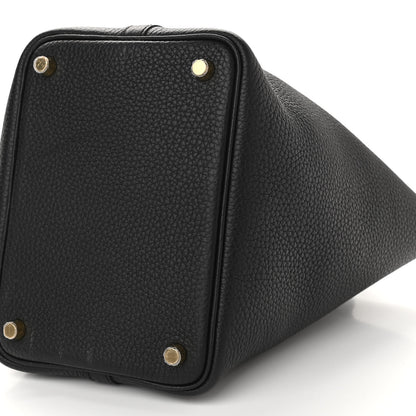 Hermes Taurillon Clemence Picotin Lock 18 PM Black 9 of 10