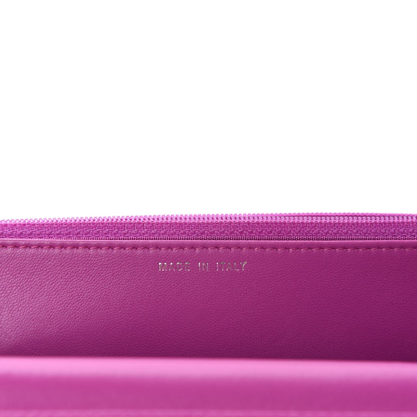 Lambskin Quilted Boy Wallet On Chain WOC Dark Pink