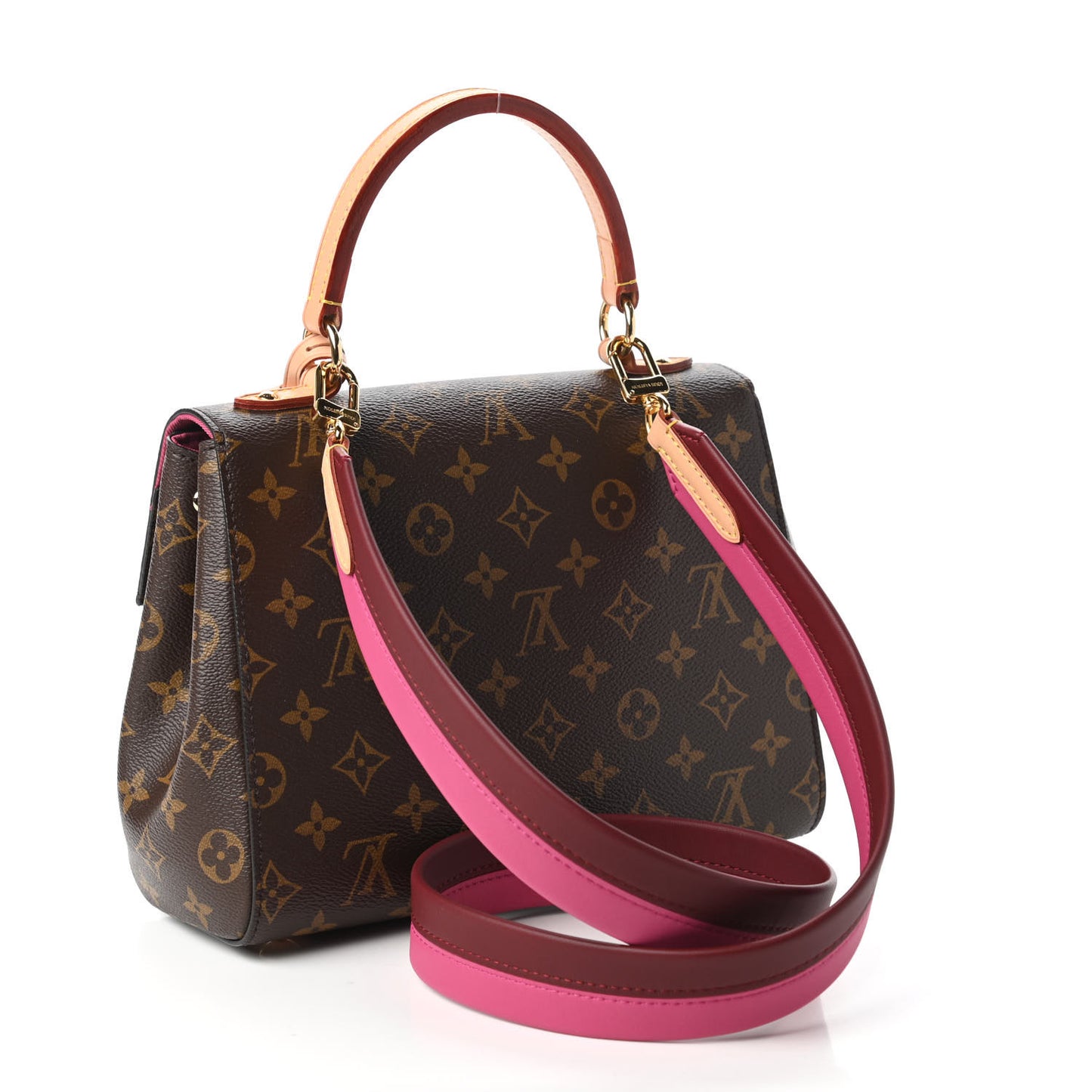 Monogram Cluny BB Bordeaux Fuchsia