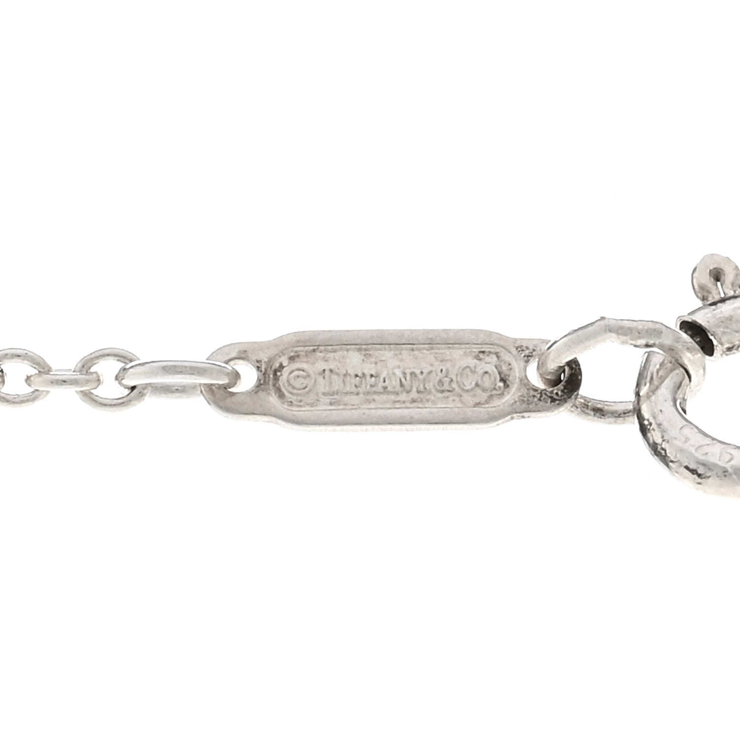 Tiffany Sterling Silver 1837 Interlocking Circles Lariat Necklace 4 of 4