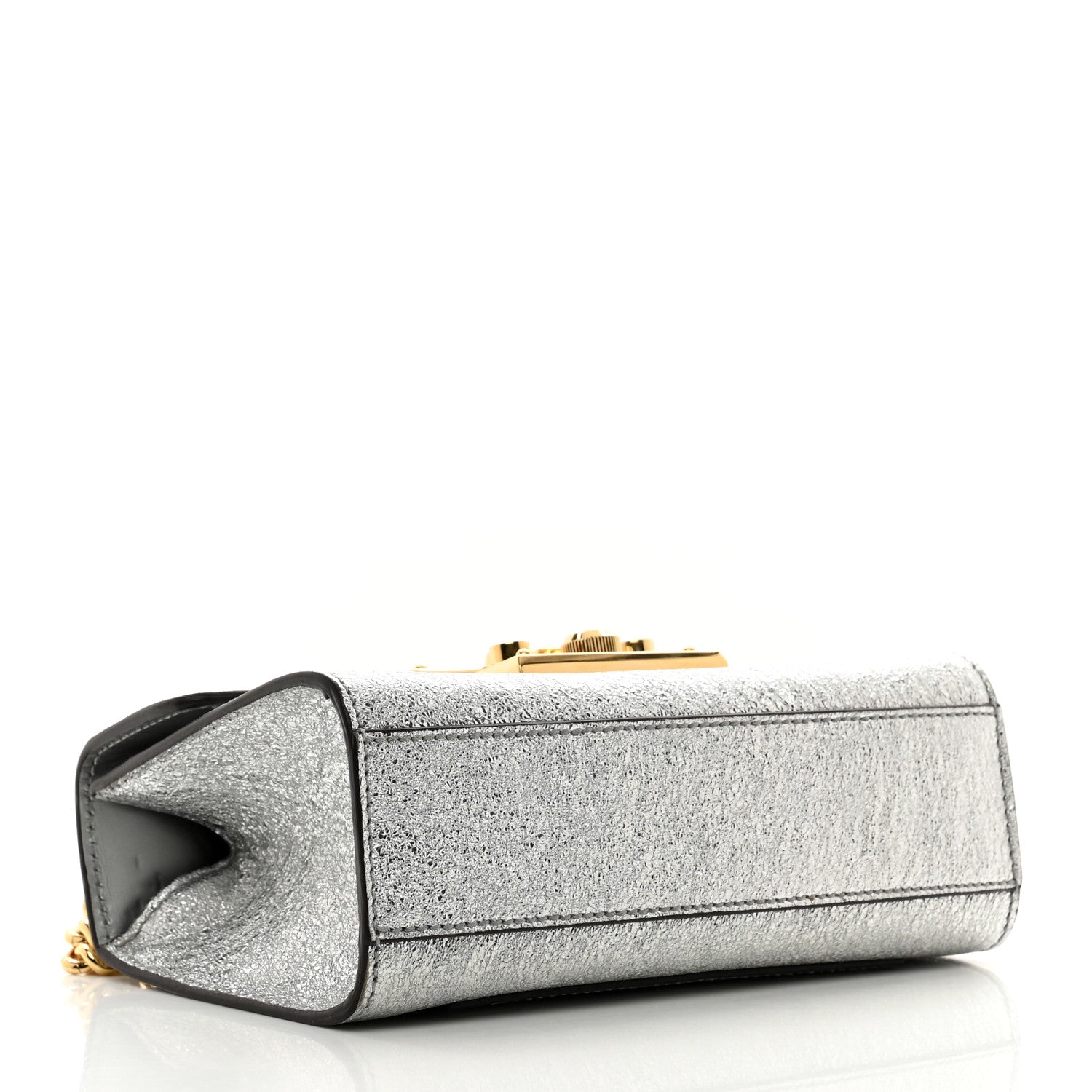 Gucci Galassia Small Padlock Shoulder Bag Argento 4 of 13