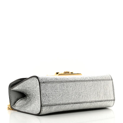 Gucci Galassia Small Padlock Shoulder Bag Argento 4 of 13