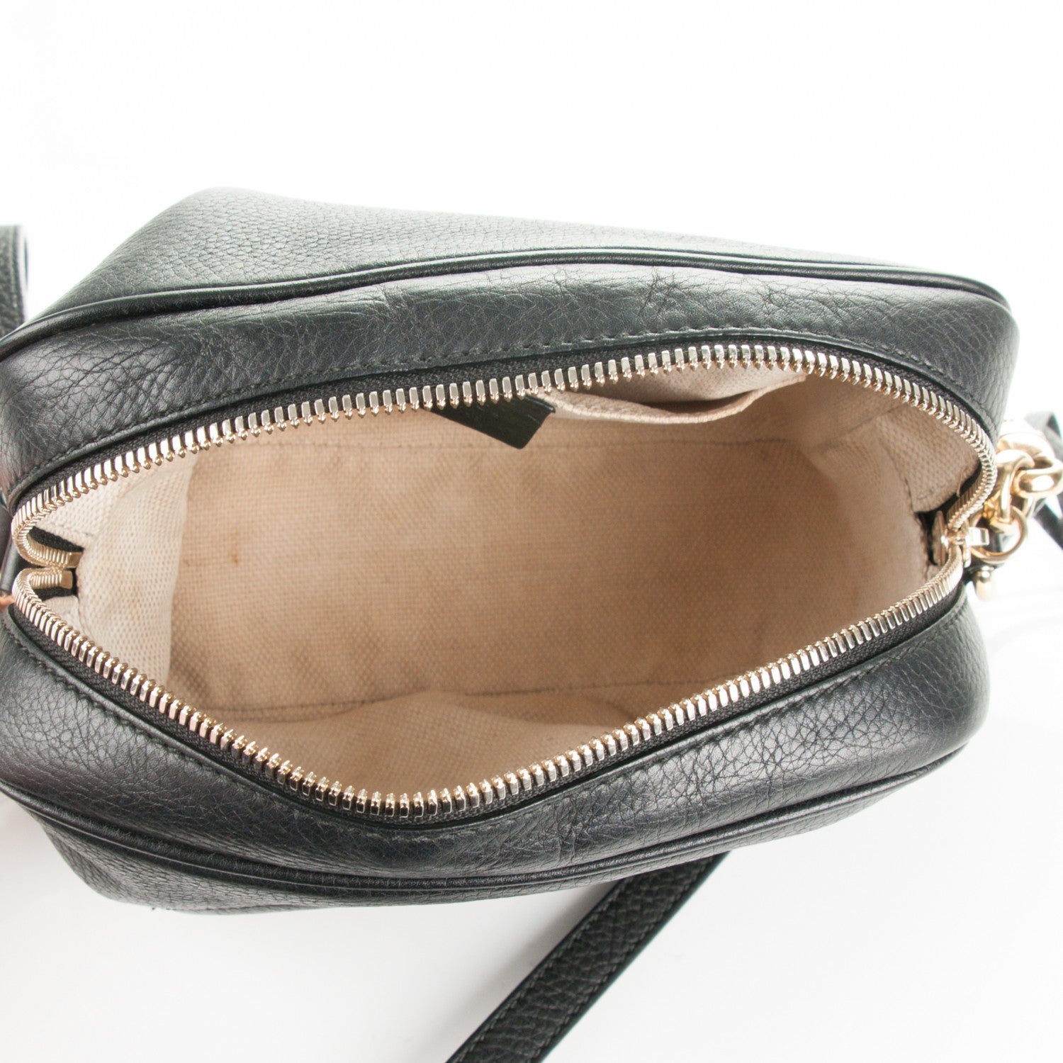 Gucci Pebbled Calfskin Small Soho Disco Bag Black 5 of 8