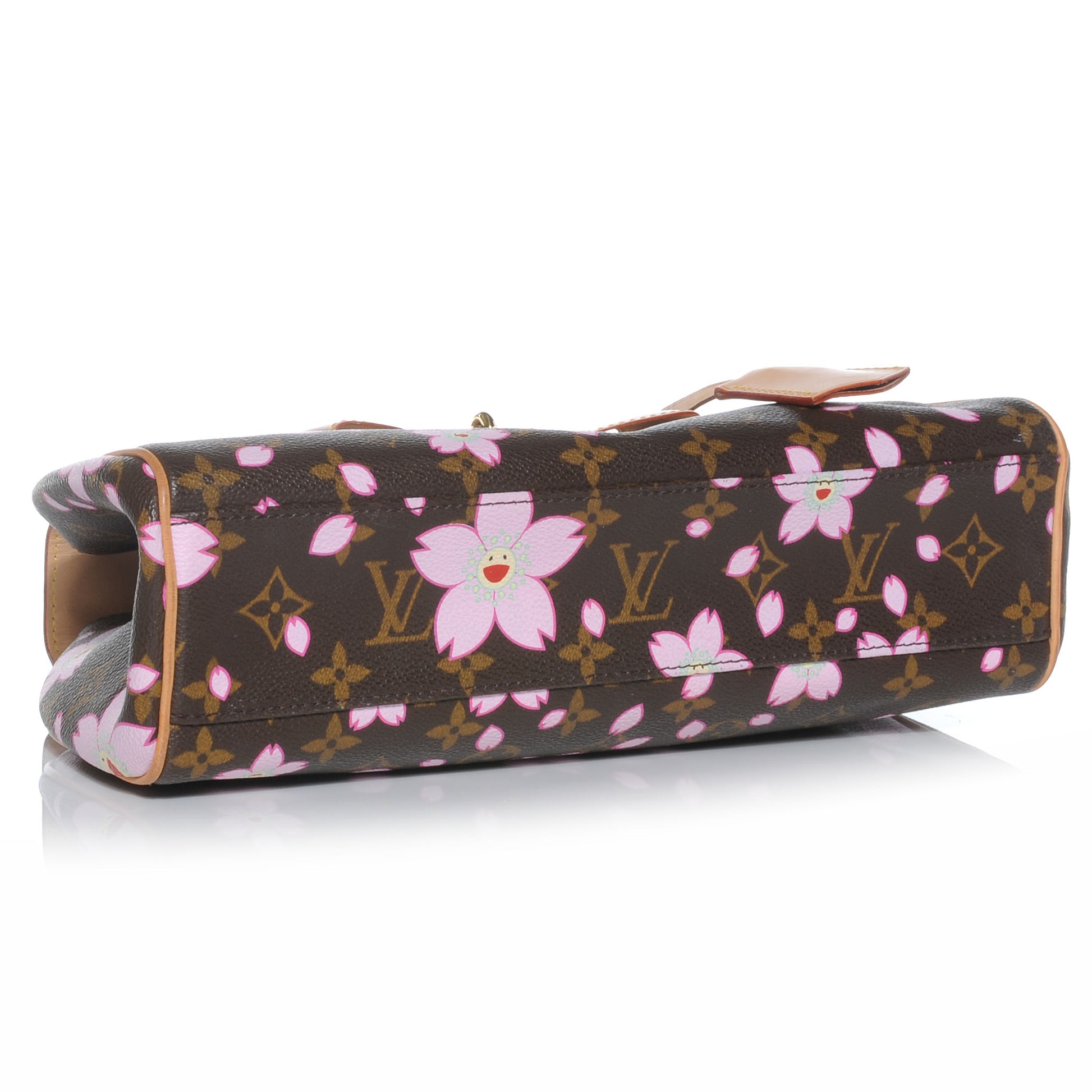 Louis Vuitton Monogram Cherry Blossom Sac Retro Bag Brown 4 of 7