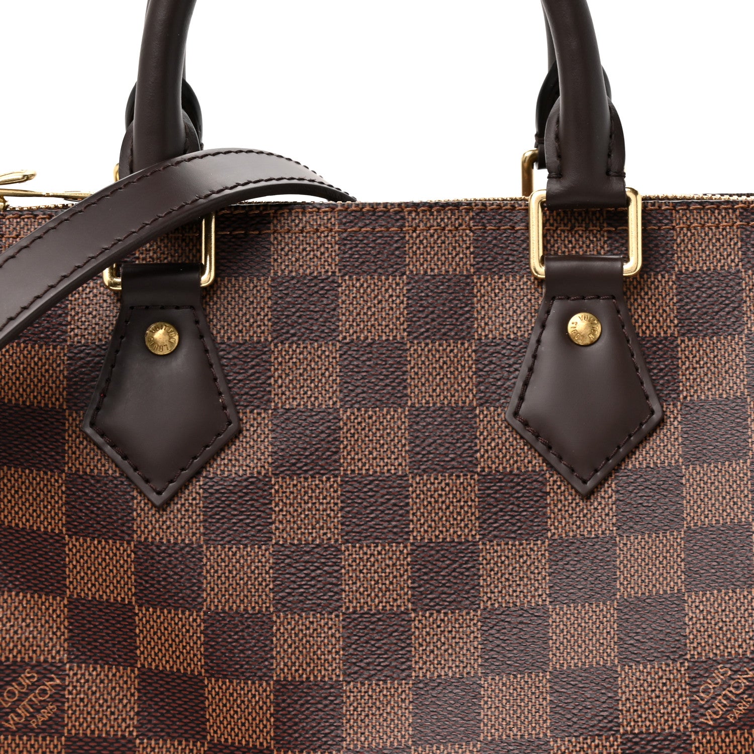 Louis Vuitton Damier Ebene Speedy Bandouliere 25 6 of 8