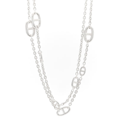 Hermes Sterling Silver Farandole Necklace 120 1 of 4