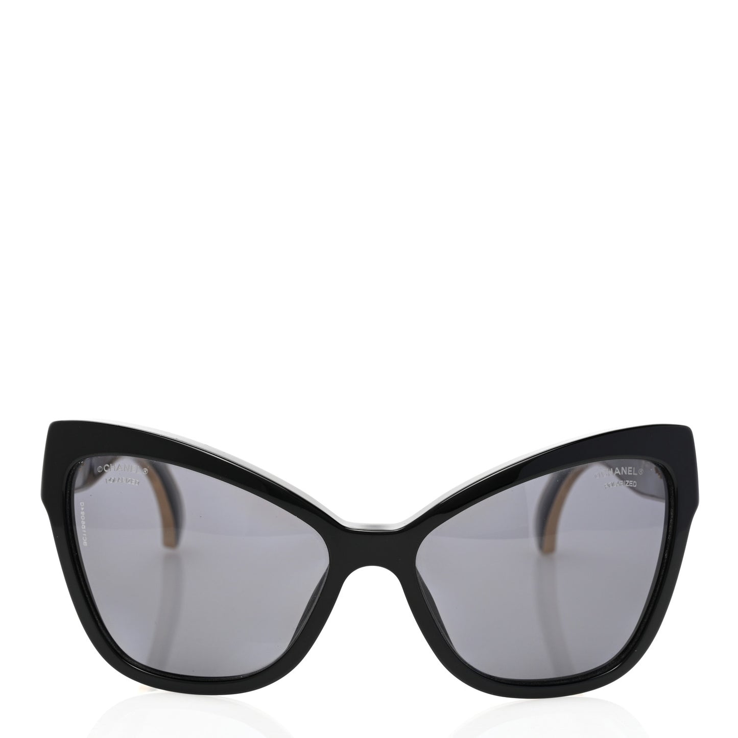 Acetate CC Cat Eye Sunglasses 5271 Black