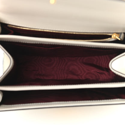 Gucci Grained Calfskin Small Zumi Shoulder Bag Mystic White 5 of 13
