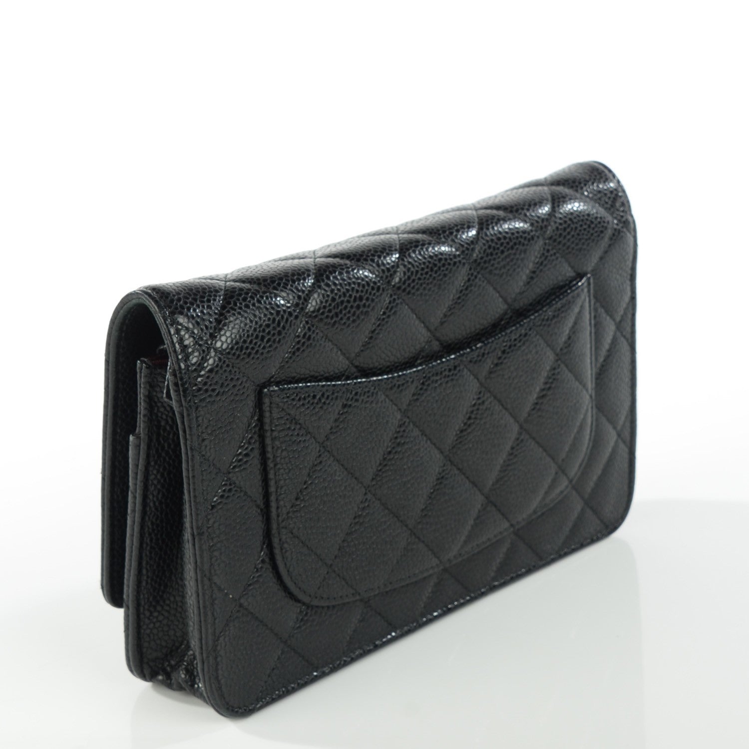 Chanel Caviar Quilted Wallet On Chain WOC Black 3 of 8