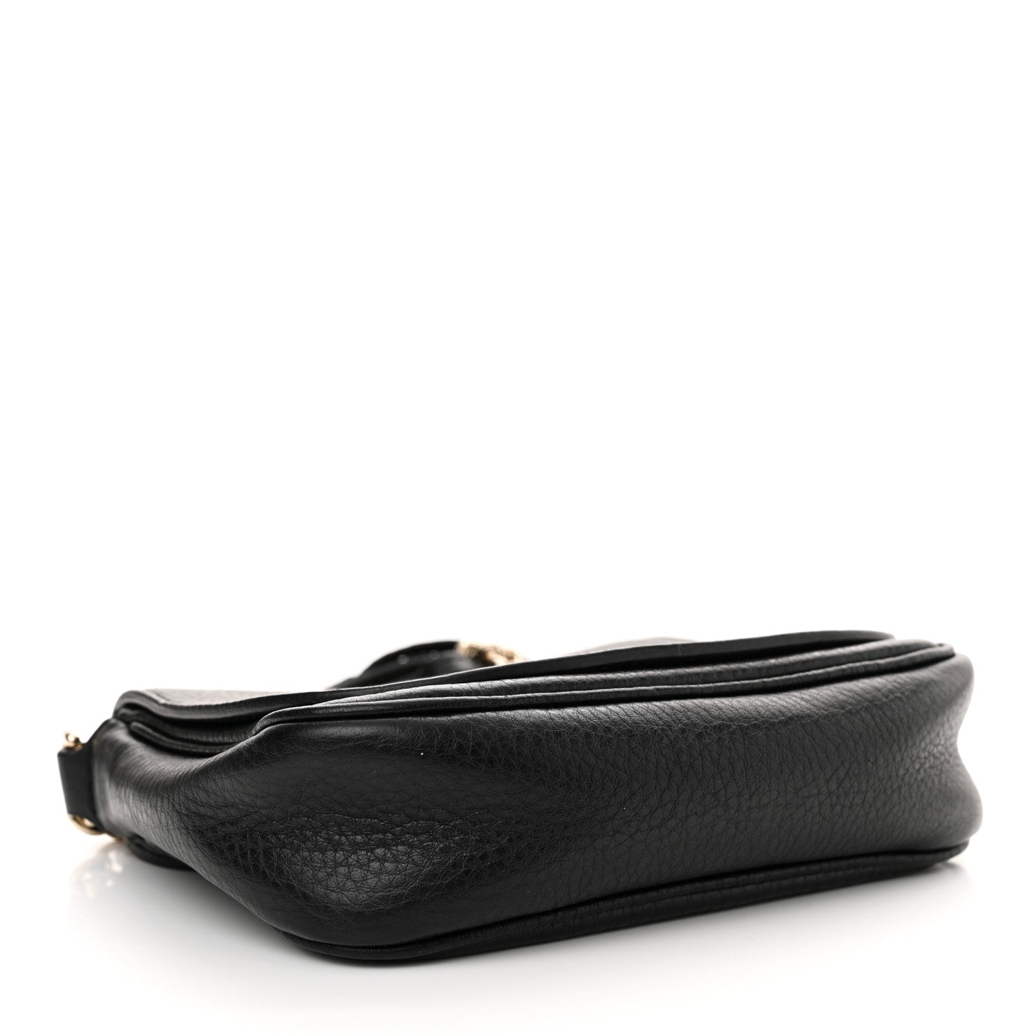 Gucci Pebbled Calfskin Small Soho Flap Crossbody Black 4 of 11