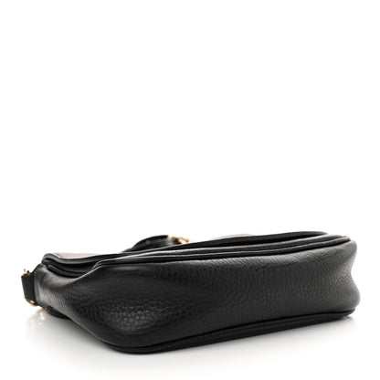Gucci Pebbled Calfskin Small Soho Flap Crossbody Black 4 of 11
