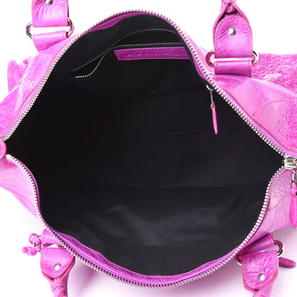 Balenciaga Agneau Giant 21 Silver Hardware Work Magenta 4 of 4