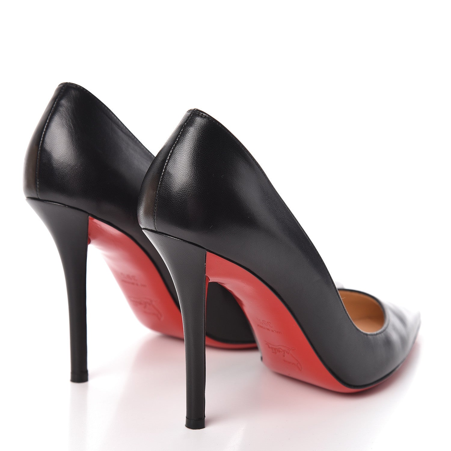 Christian Louboutin Kid Apostrophy 100 Pumps 39.5 Black 4 of 11