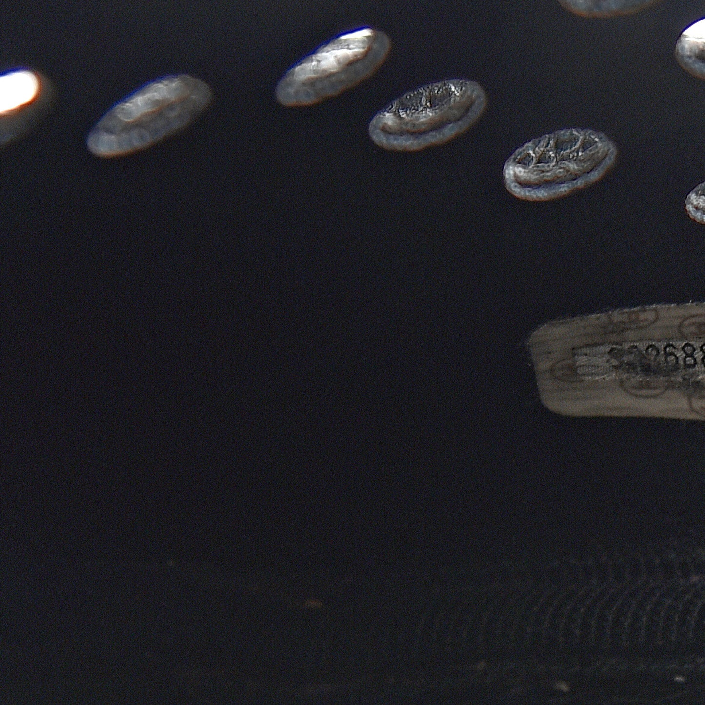 Caviar Perforated CC Tote Black