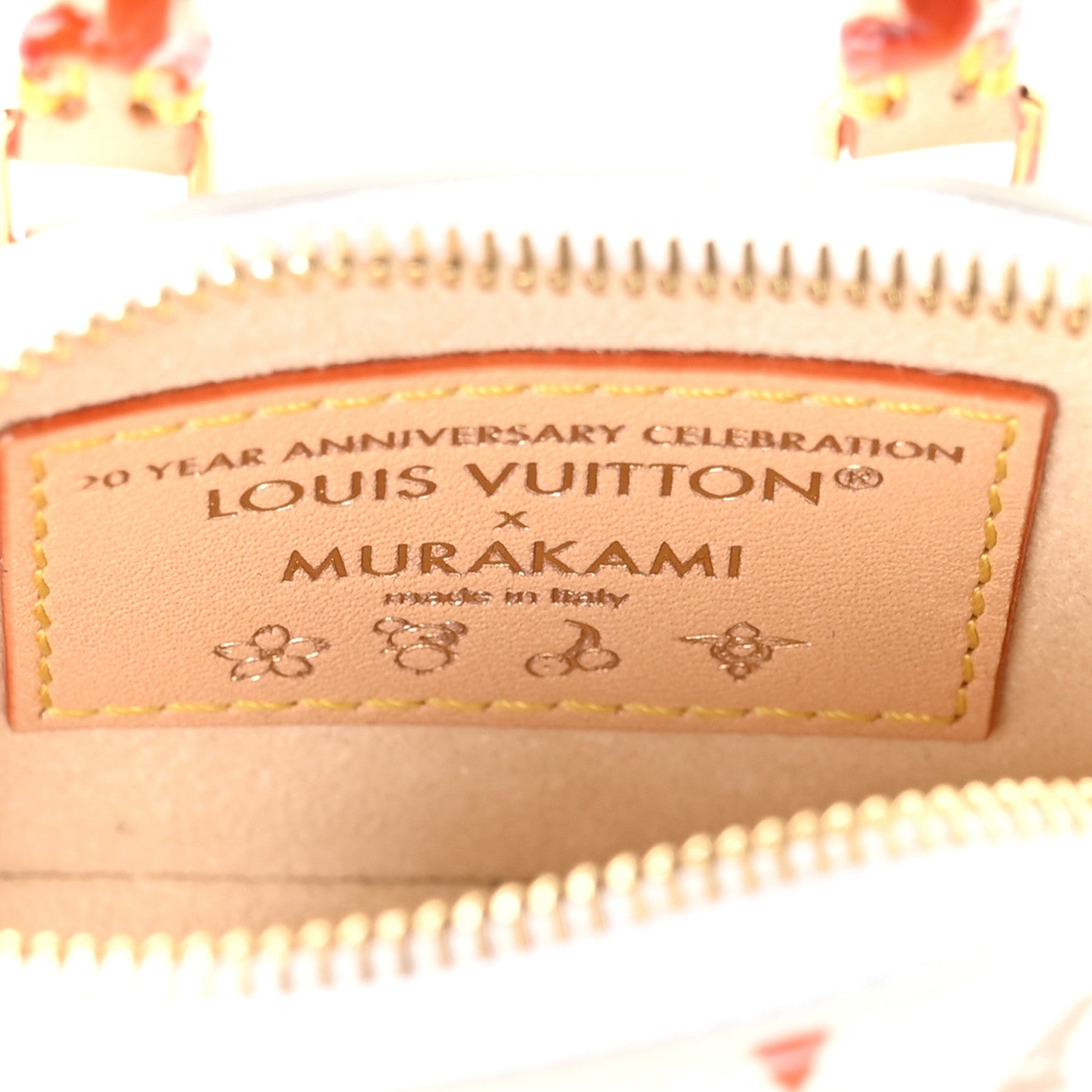 Louis Vuitton LV x TM Monogram Multicolor Micro Alma Bag Charm White 10 of 12