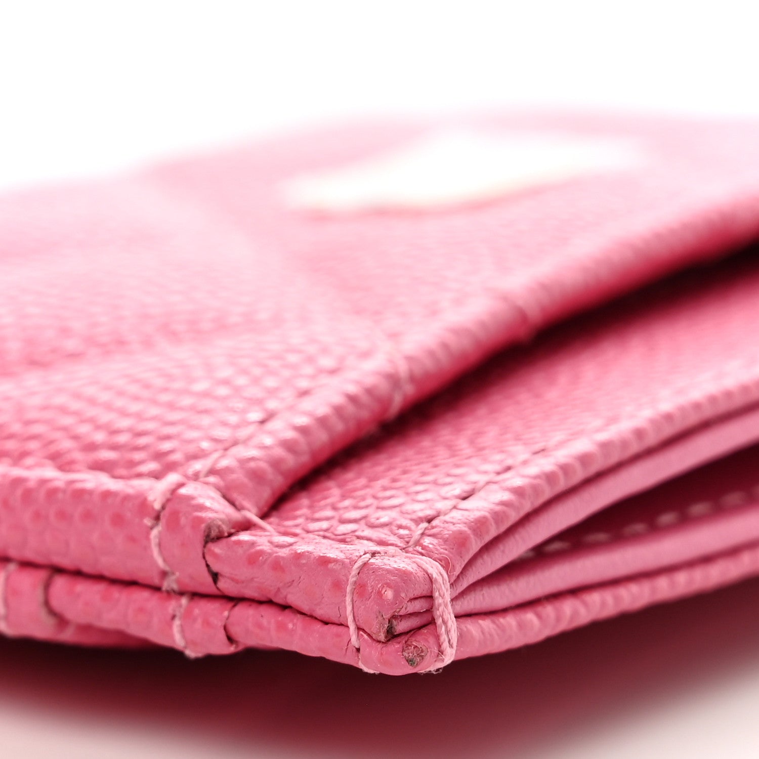 Chanel Caviar Quilted Card Holder Pink 10 of 11