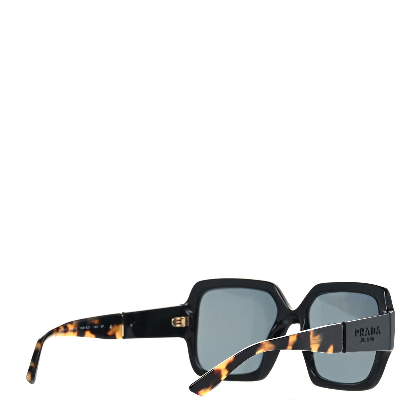 Oversized Monochrome Sunglasses SPR 21X Black Tortoise