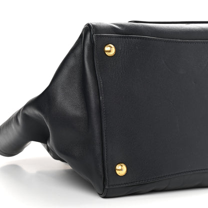 Prada Soft Calf Shopping Tote Baltico 10 of 11