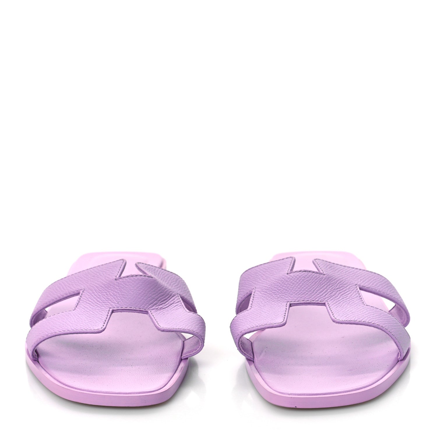 Hermes Epsom Oran Sandals 40 Violet Amethyste 2 of 14