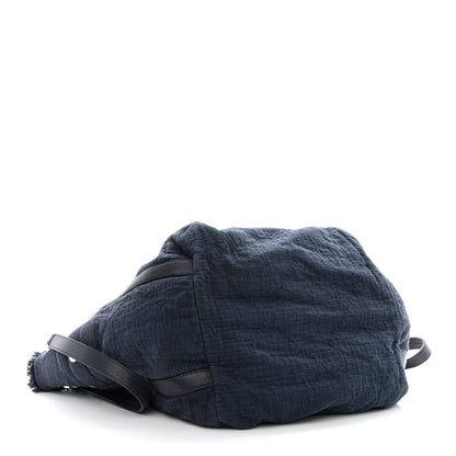 Chanel Canvas Medium Double Face Tote Navy 4 of 18
