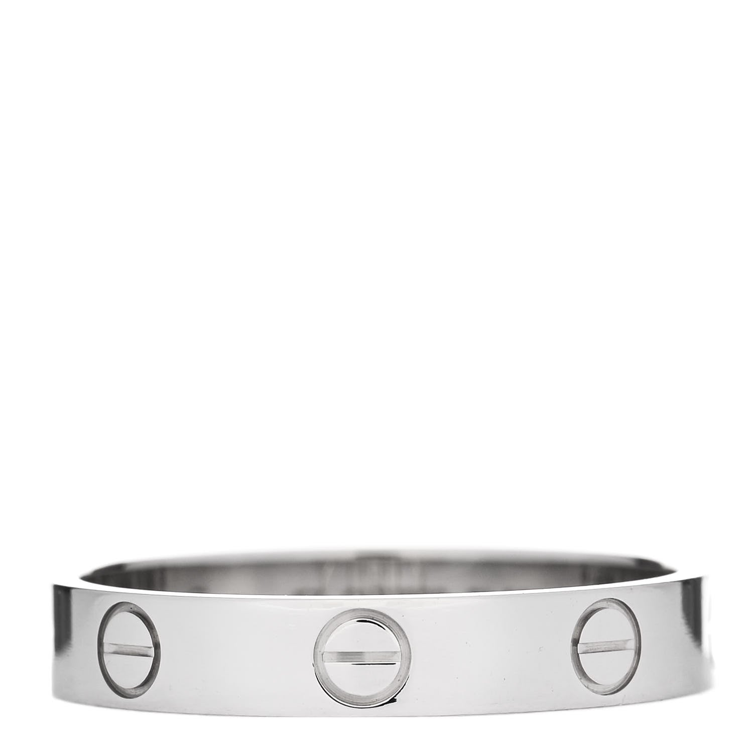 Cartier Platinum 3.5mm LOVE Wedding Band Ring 57 8 1 of 8