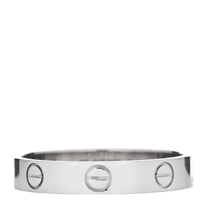 Cartier Platinum 3.5mm LOVE Wedding Band Ring 57 8 1 of 8