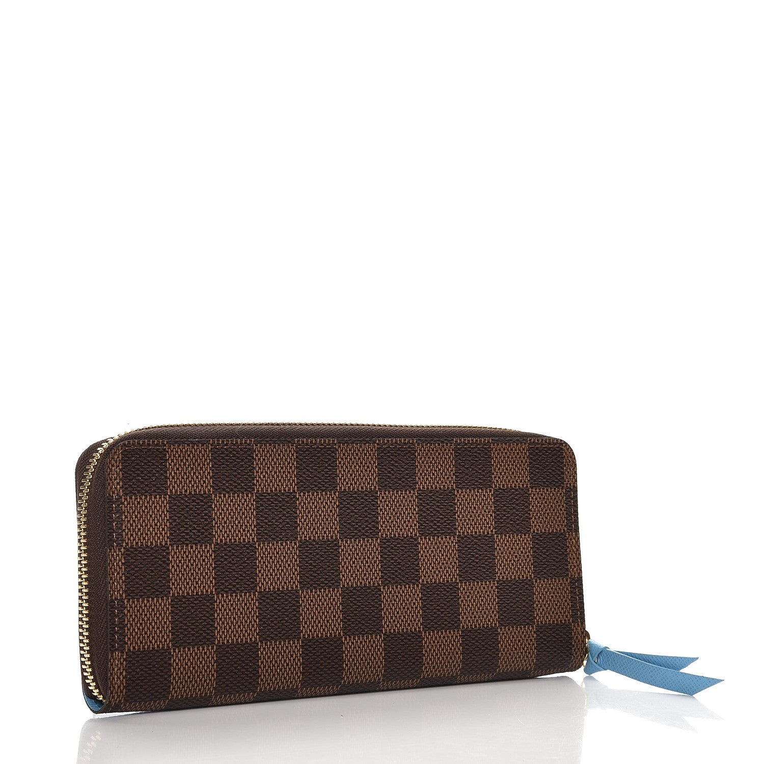 Louis Vuitton Damier Ebene 2017 Christmas Animation Clemence Wallet 3 of 8