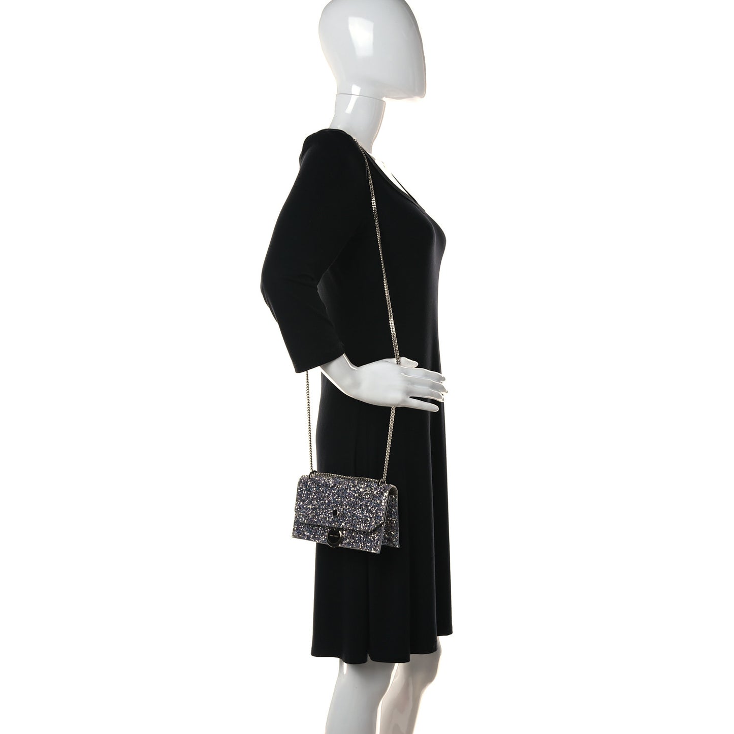 Coarse Glitter Mini Finley Shoulder Bag Bubblegum Mix